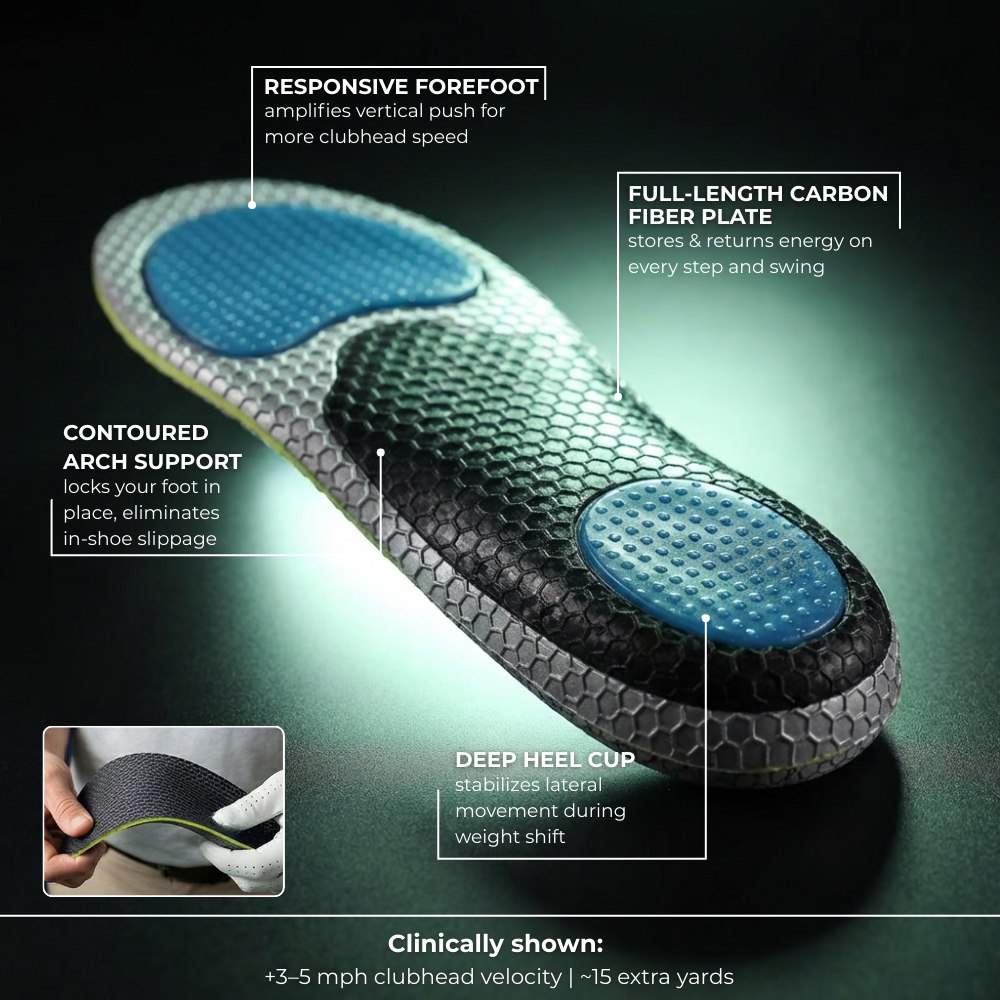 Baremotion Golf Insoles Carbon Pro