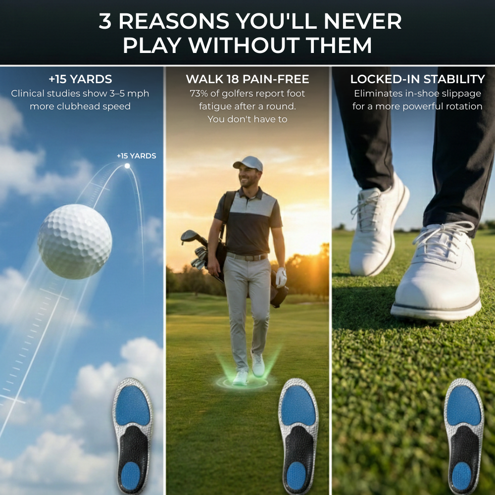 Baremotion Golf Insoles Carbon Pro
